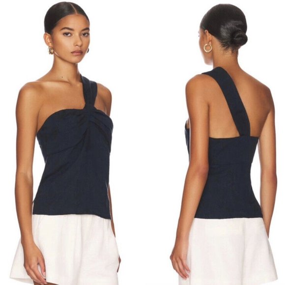 Veronica Beard Belinda Top INK Blue NWT Various Sizes - Picture 2 of 3